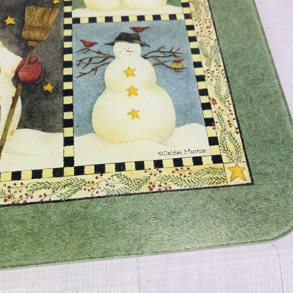 Debbie Mumm Creative Tops Christmas Holiday Tempered Glass Counter Top Protector - Picture 16 of 16